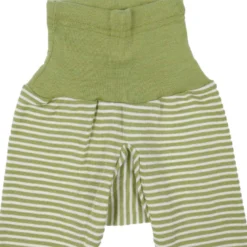 Bundhose Wolle Seide grün natur 50/56