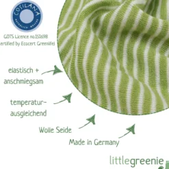 Bundhose Wolle Seide grün natur 50/56