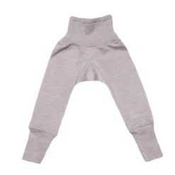 Bundhose Wolle Seide hellgrau 50/56