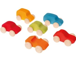 Bunte Holzautos