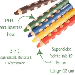 12 Buntstifte JUMBO 3in1 GROOVE® Triple1