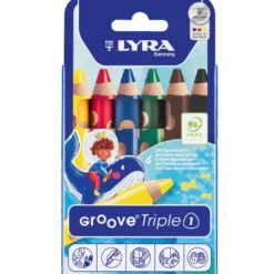 6 Buntstifte JUMBO 3in1 GROOVE® Triple1