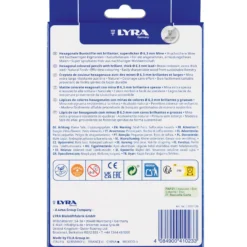 12 Buntstifte LYRA Farb-Riese® Natur
