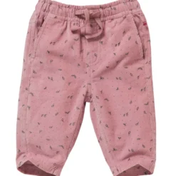Cordhose "Blätter" altrosa 62/68