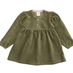 Cordkleid khaki 74