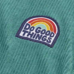 Cord-Sweatshirt mit Reißverschluss 