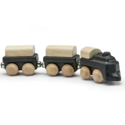 Dampfzug aus Holz