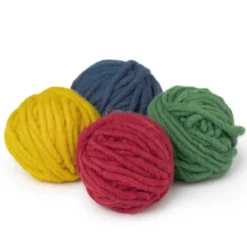 Dochtwolle in kräftigen Farben | 4 x 25g