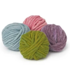 Dochtwolle in pastell Farben | 4 x 25g
