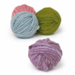 Dochtwolle in pastell Farben | 4 x 25g