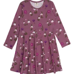 Drehkleid "Schneeglöckchen" mauve 110