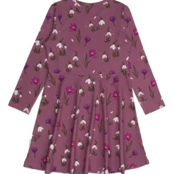 Drehkleid "Schneeglöckchen" mauve 110