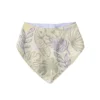 Dreieckstuch "Tropische Blätter" khaki