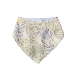 Dreieckstuch "Tropische Blätter" khaki