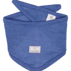Dreieckstuch Wolle-Seide jeans blau
