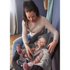 Einschlagdecke Babyschale anthrazit