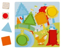 Farb- und Formenwürfelspiel Geo