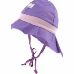 Feuerwehr Hut Strick UV-80 lila mauve 46