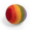 Filz Ball Groß Regenbogen