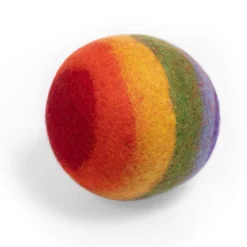 Filz Ball Groß Regenbogen