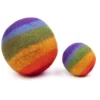 Filzbälle 2er Set Regenbogen