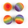 Filz Bälle Regenbogen 4 St.