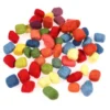 Filzperlen bunt im Beutel, 50 g