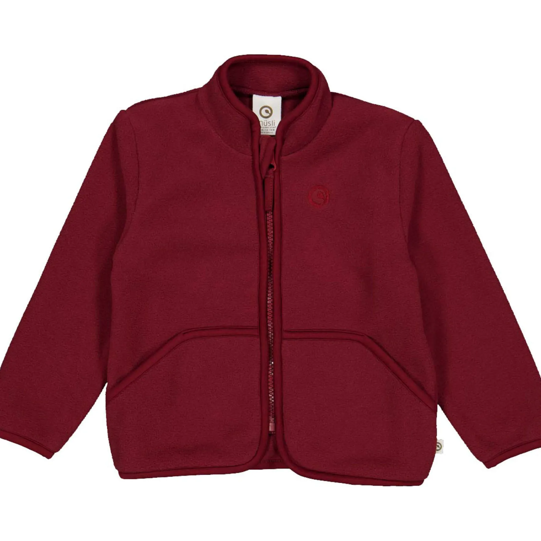 Fleece-Jacke dunkelrot 80