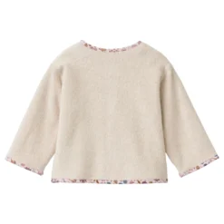 Fleece-Jacke kitt mélange 98/104