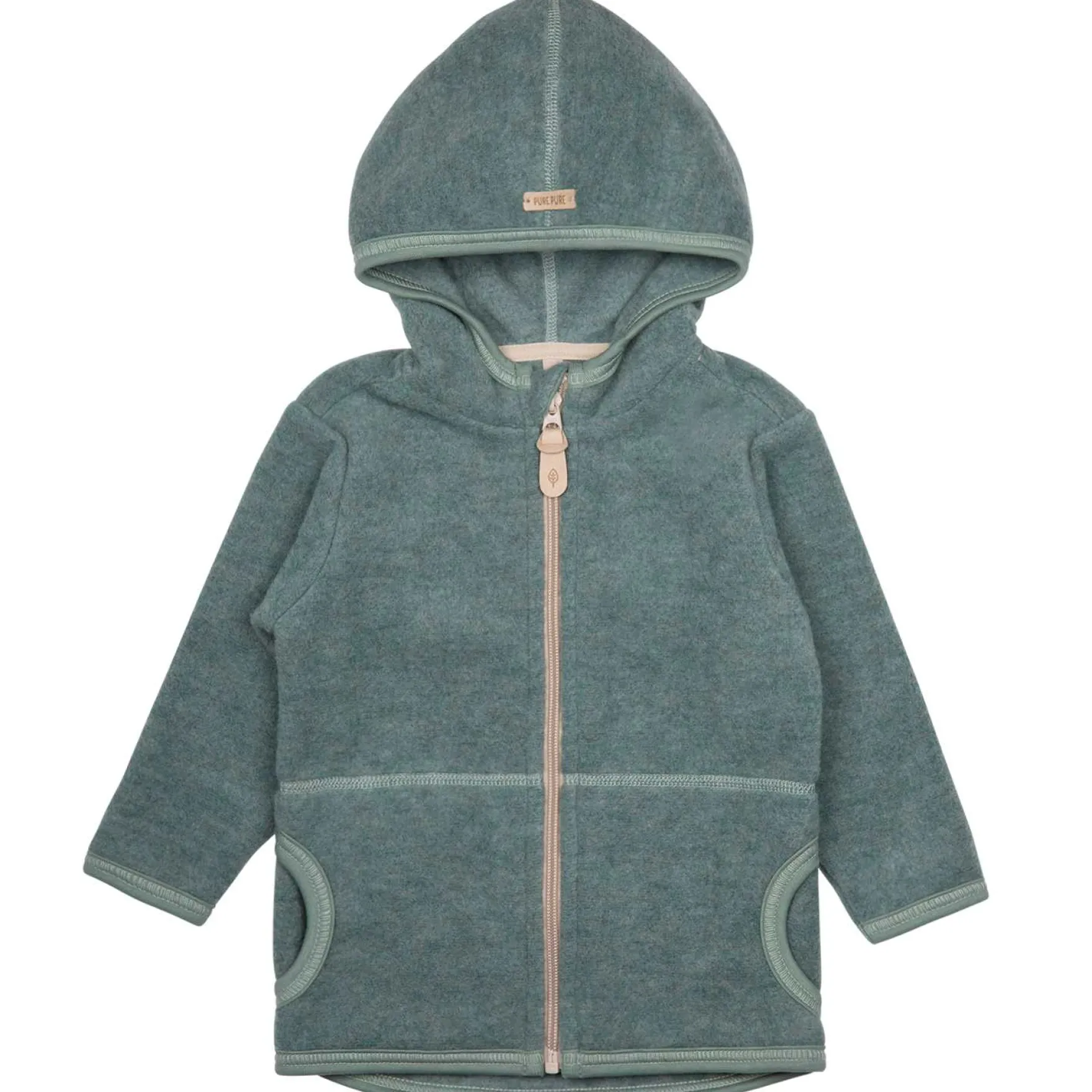 Fleecejacke mit Merinowolle salbei 86/92