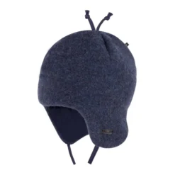 Fleece-Mütze mit Wolle marine 47