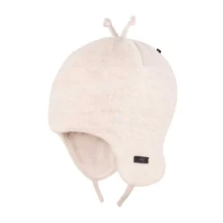 Fleece-Mütze mit Wolle woll-weiss 39