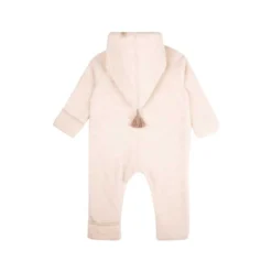 Fleece-Overall mit Merinowolle woll-weiss 50/56
