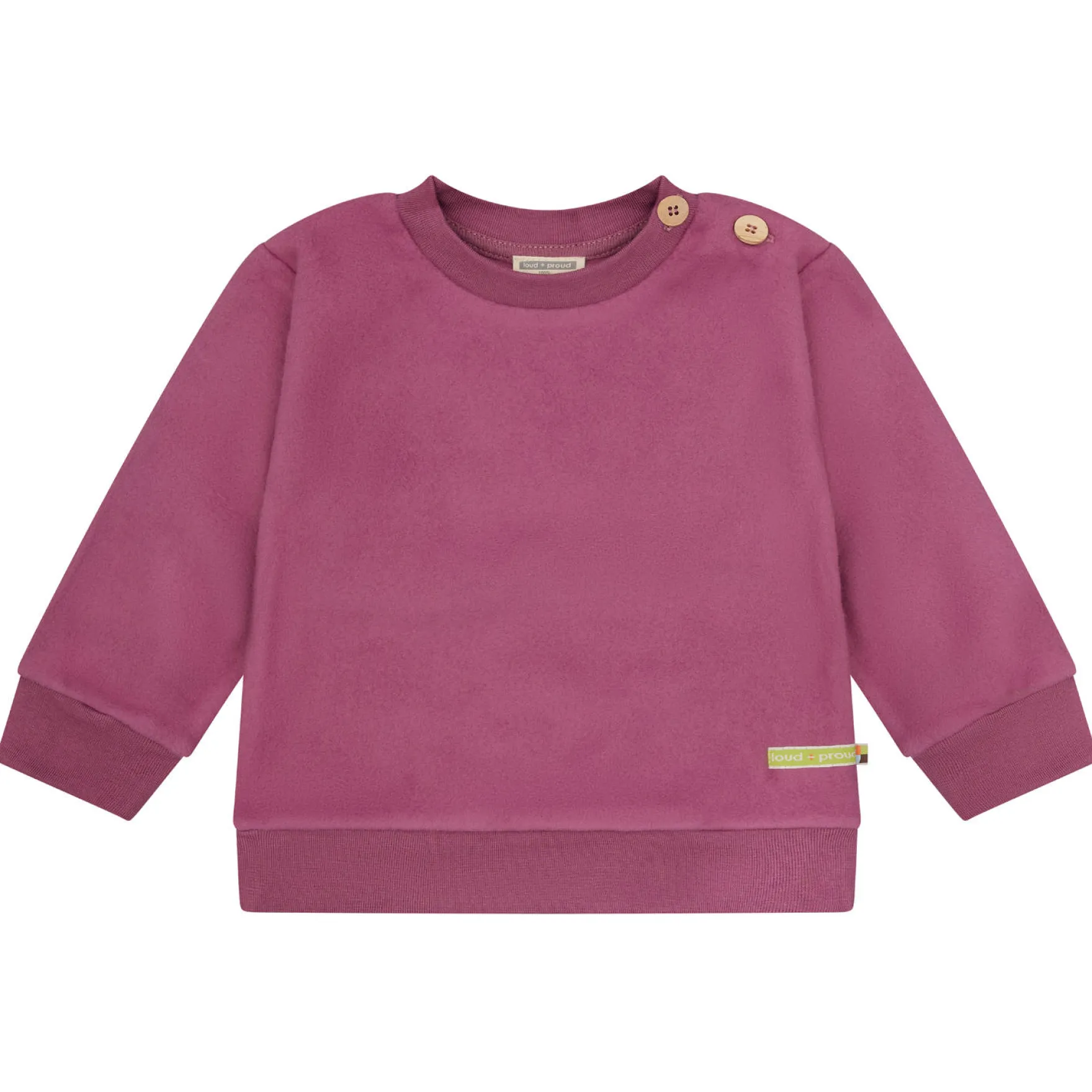 Fleece-Sweatshirt grape 74/80