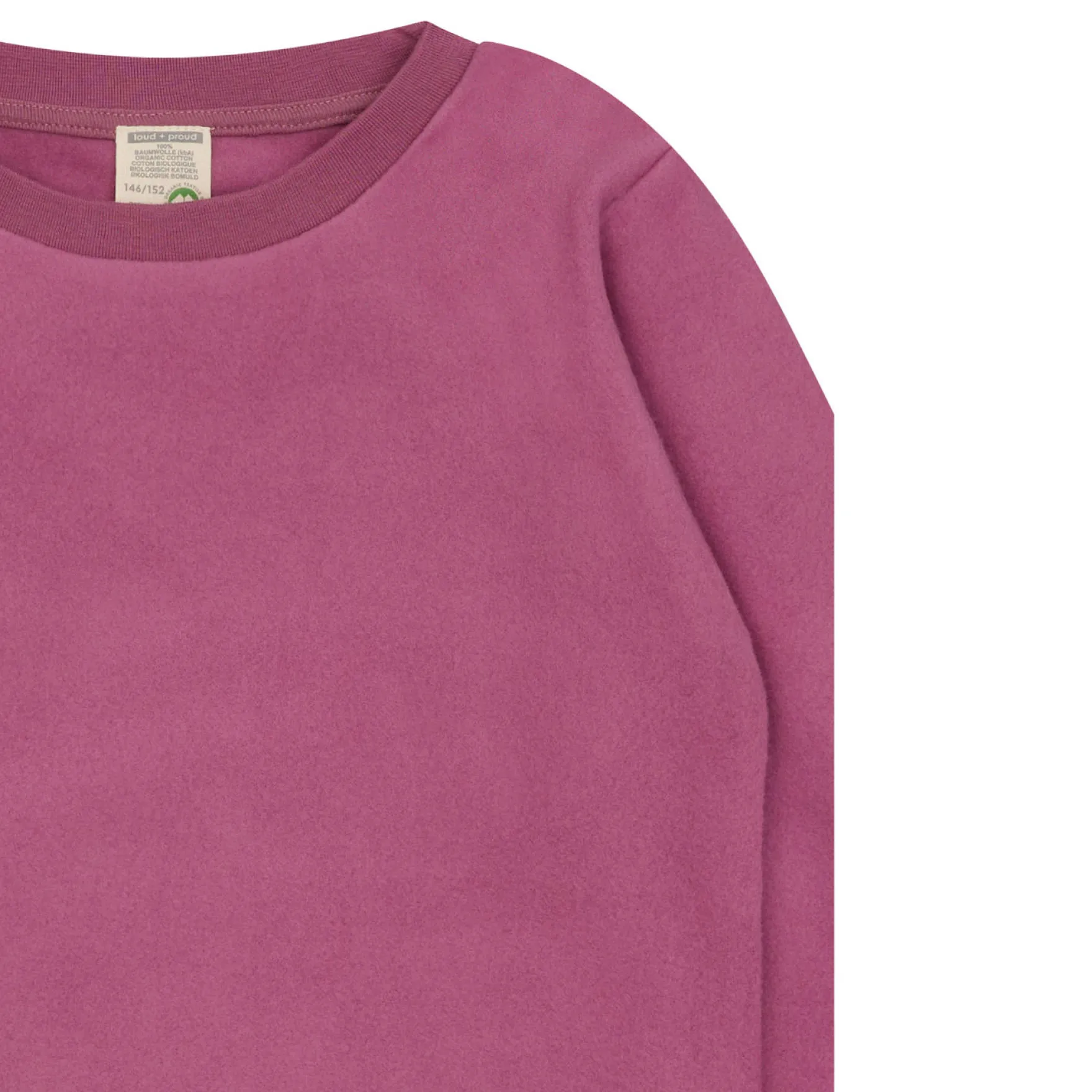 Fleece-Sweatshirt grape 74/80