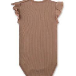 Flügelarm-Body "Biene" pale brown 92