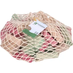 Fröbelbausteine natur, grün, rosa