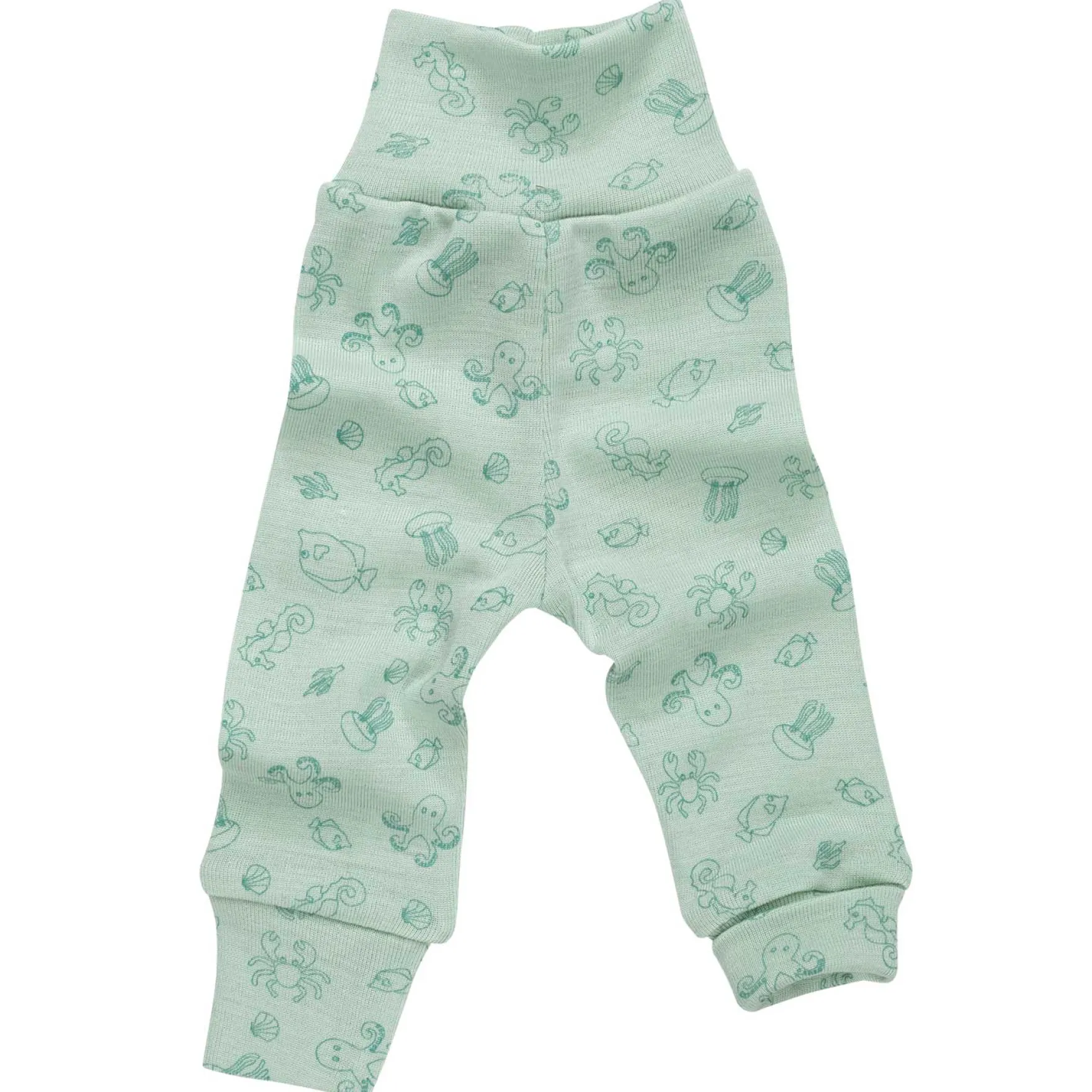 Frühchen Hose Wolle Seide pastellmint 44