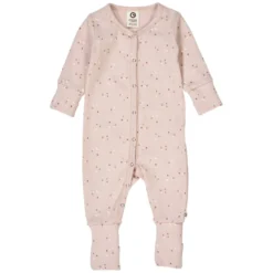 Frühchen-Strampler "Sterne" dusty rose 62
