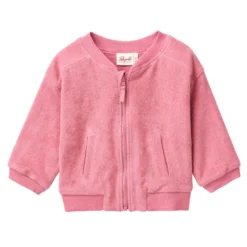 Frottee-Wendejacke himbeerrot 98/104