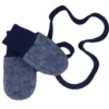 Fäustlinge Fleece blau