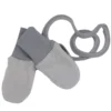 Fäustlinge Fleece grau
