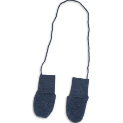 Fäustlinge Wollfleece blau