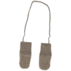 Fäustlinge Wollfleece braun