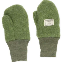 Fäustlinge Wollfleece grün Gr. 1