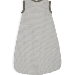 Ganzjahresschlafsack Wolle Seide Ringel khaki 70