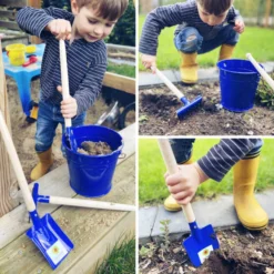 Gartengeräte Kinder | Sandspielzeug Set blau