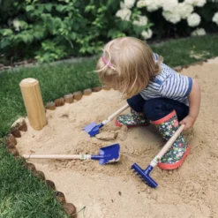 Gartengeräte Kinder | Sandspielzeug Set blau