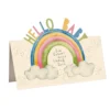 Geburtskarte Regenbogen "Hello Baby"
