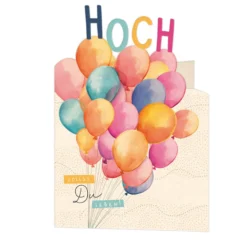 Geburtstagskarte Ballons